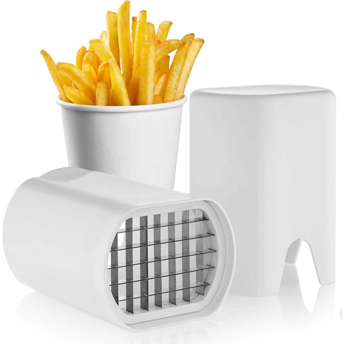 Potato Masher Ricer - Ręczny krajalnica do frytek, szatkownica do