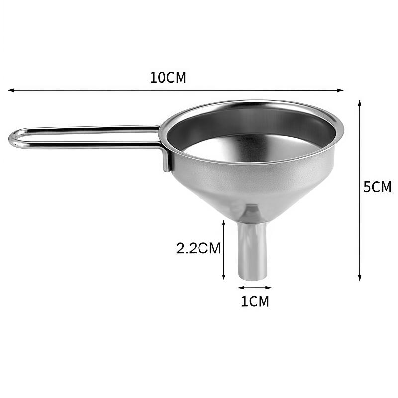 Kitchen Gadgets Small - Lejek ze stali nierdzewnej z uchwytem,
