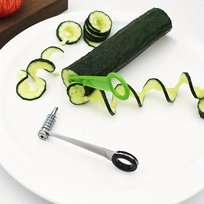 Potato Masher Ricer - Ręczny spiralny krajalnica do warzyw -