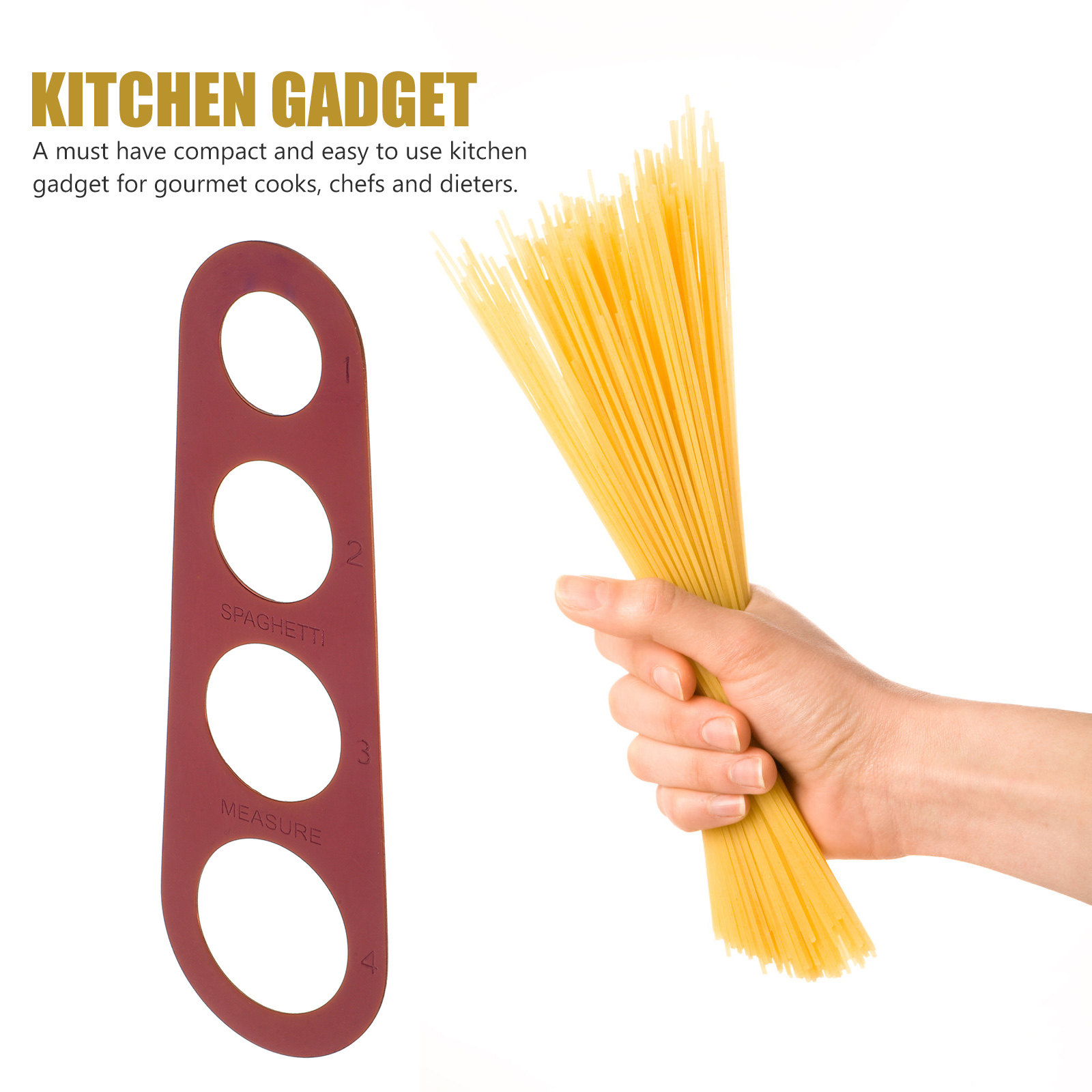 Stalowy miernik do makaronu z  – Pasta Measuring Tool recenzja i cena