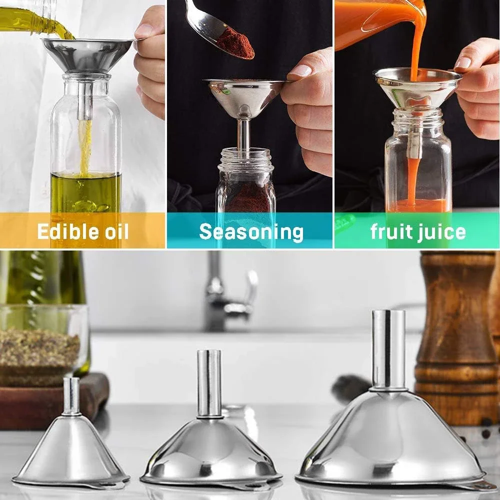 3-częściowy zestaw lejków kuch – Kitchen Gadgets Small recenzja i cena