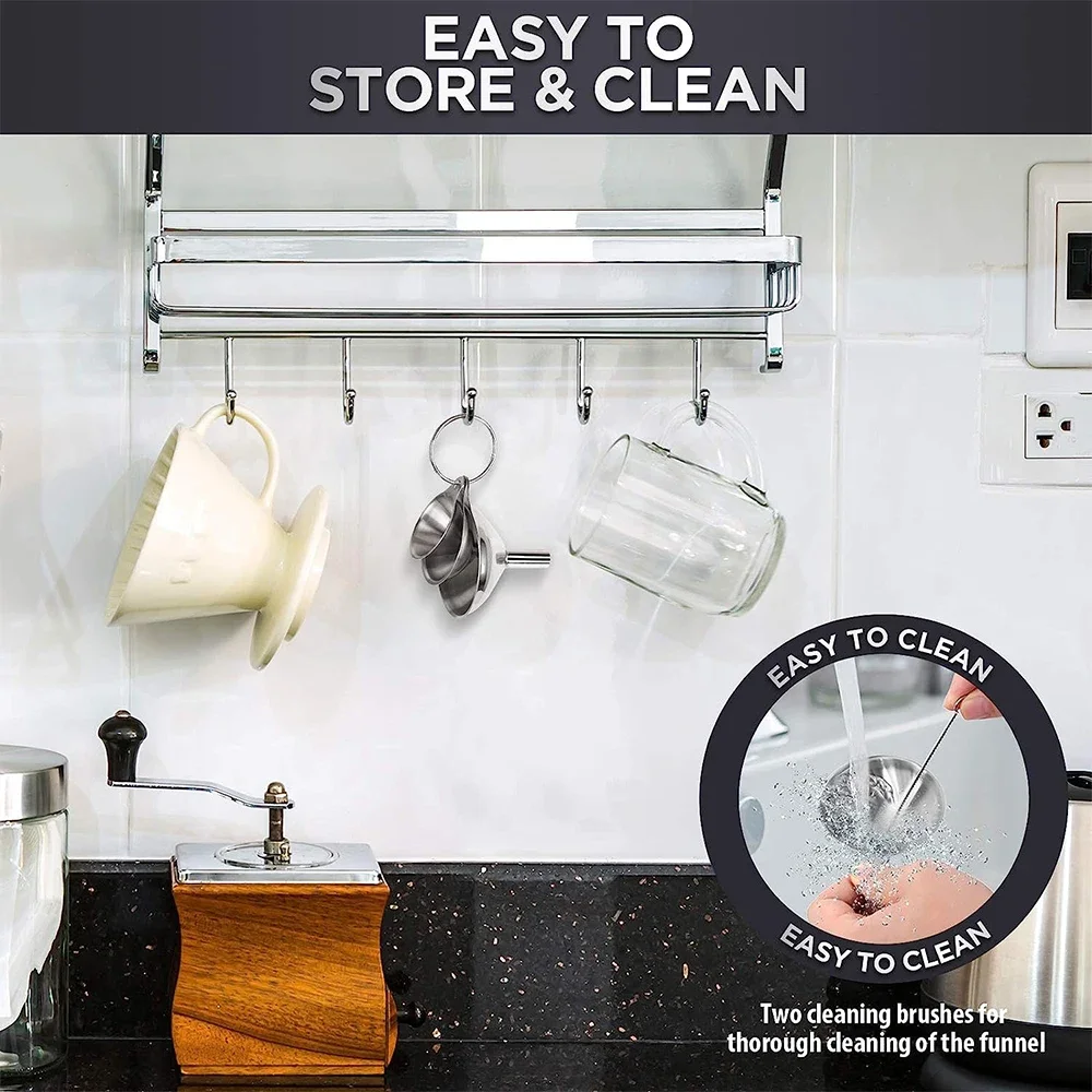 3-częściowy zestaw lejków kuch – Kitchen Gadgets Small recenzja i cena