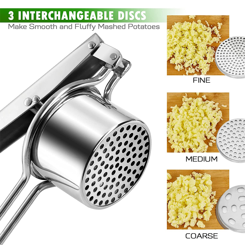 LMETJMA Ręczna wyciskarka do z – Potato Masher Ricer recenzja i cena