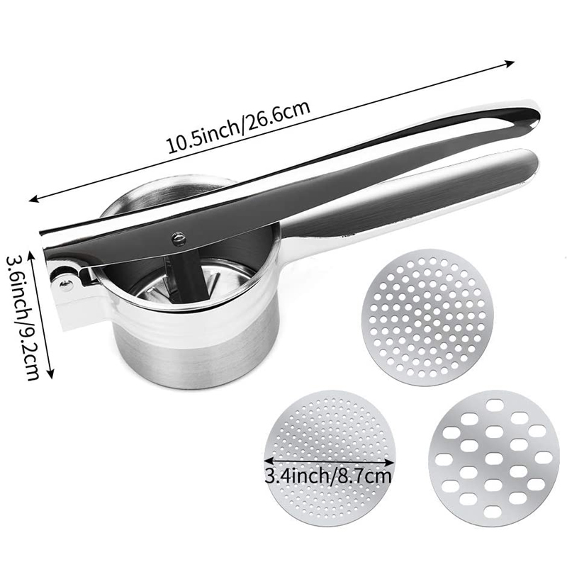 LMETJMA Ręczna wyciskarka do z – Potato Masher Ricer recenzja i cena