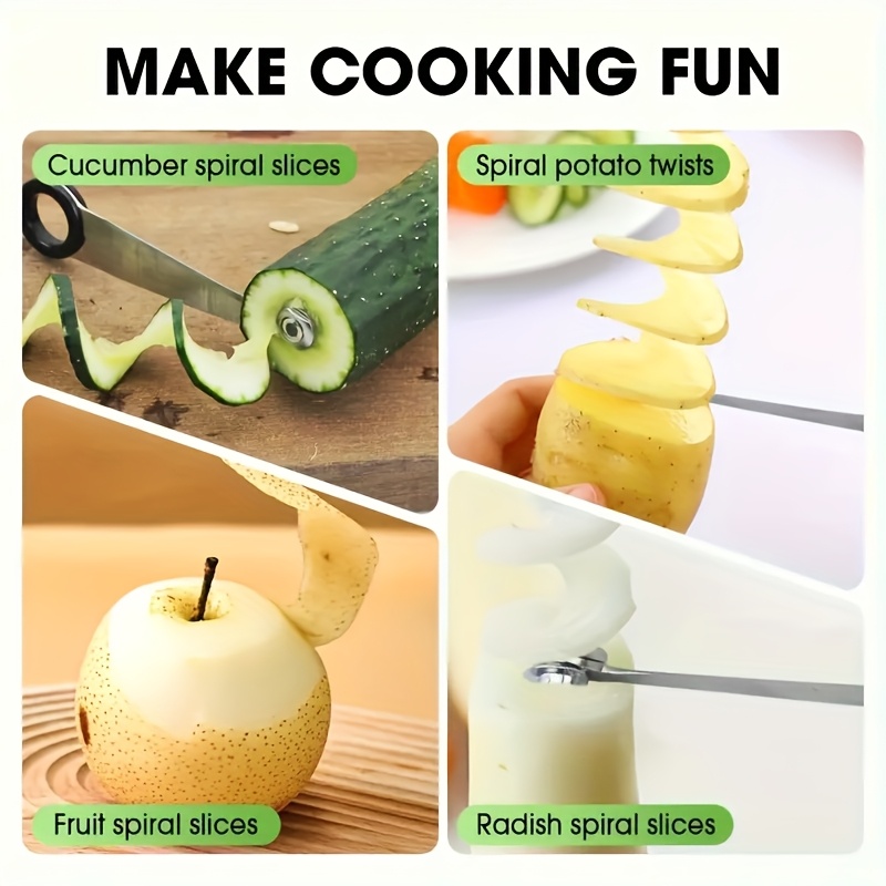 Ręczny spiralny krajalnica do  – Potato Masher Ricer recenzja i cena