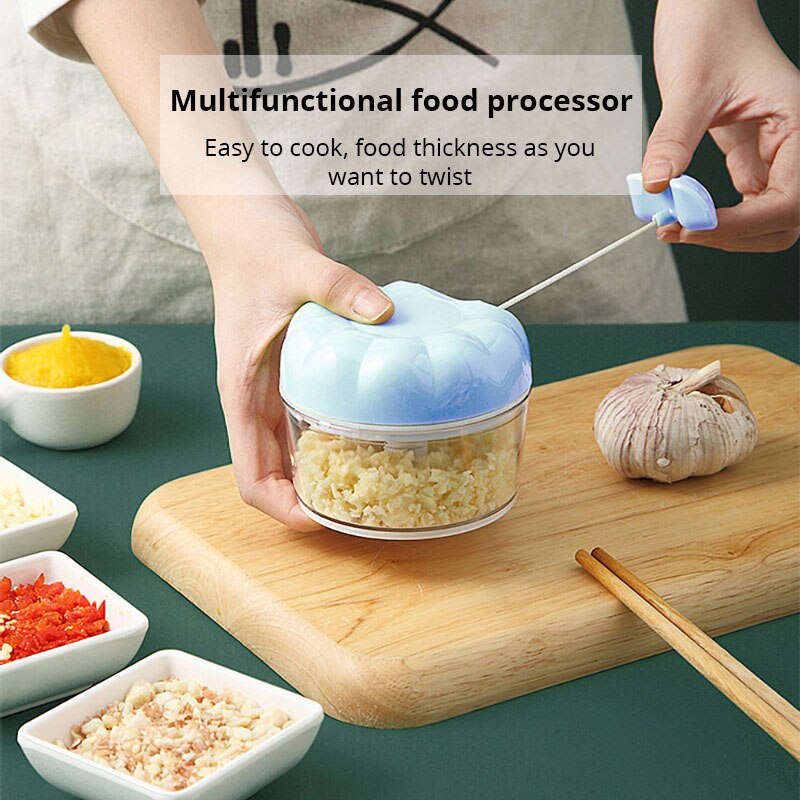 1 szt. Niebiesko-Różowy Ręczny – Kitchen Gadgets Garlic recenzja i cena