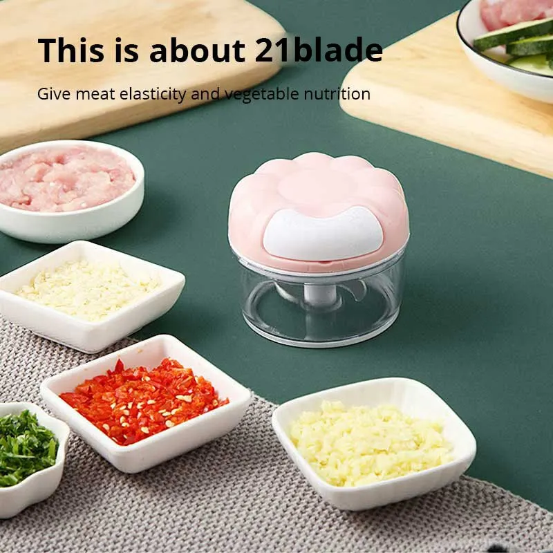 1 szt. Niebiesko-Różowy Ręczny – Kitchen Gadgets Garlic recenzja i cena