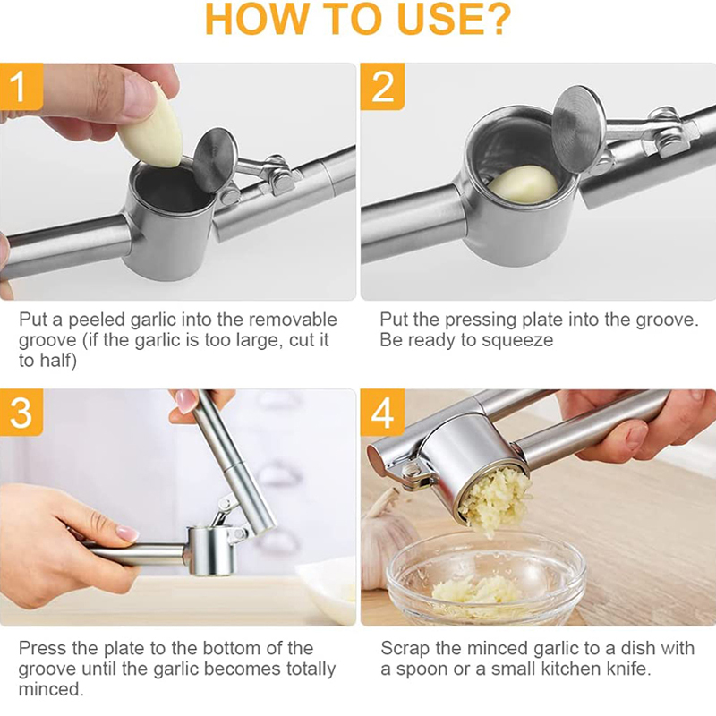 Praska do czosnku ze stali nie – Kitchen Gadgets Garlic recenzja i cena