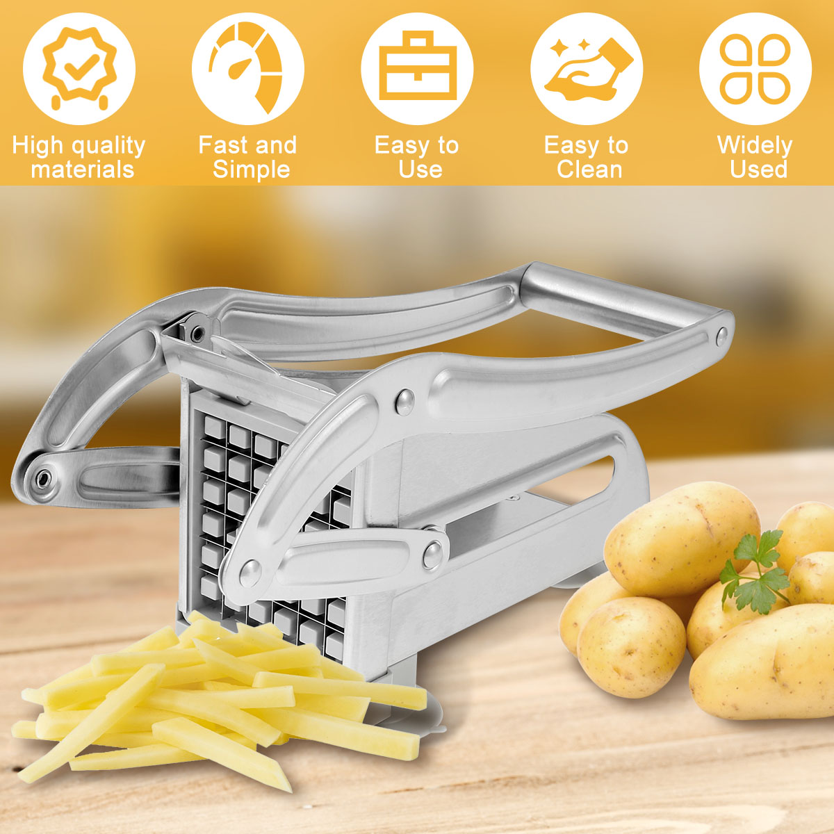 Krajalnica do frytek ze stali  – Potato Masher Ricer recenzja i cena